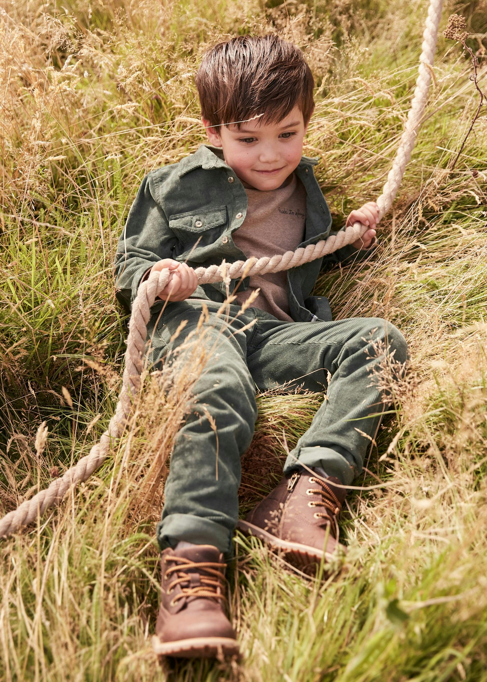 The Forest Green Corduroy Trousers
