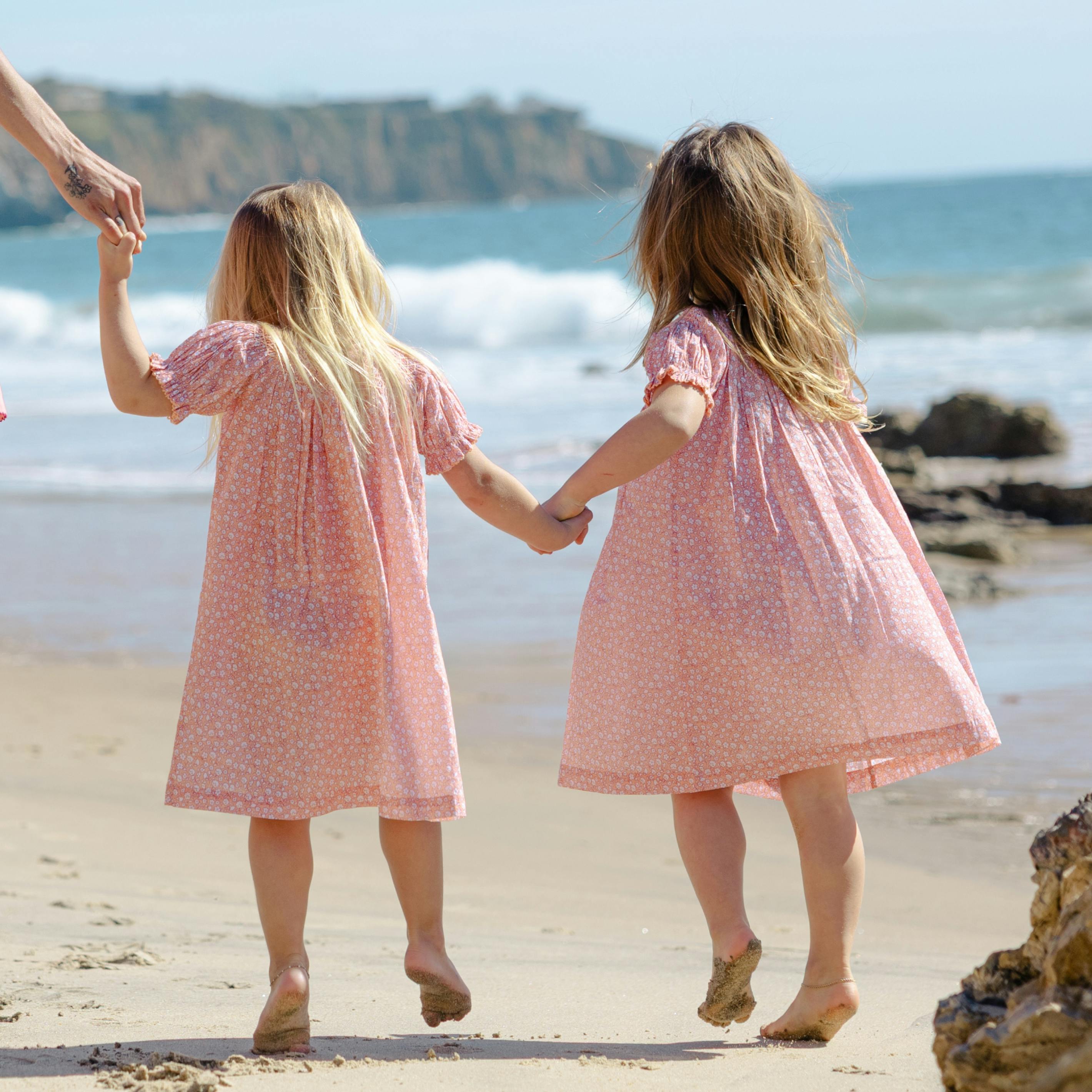 girls melone floral coverup