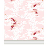 Papier peint Koï Nobori coloris Rubis