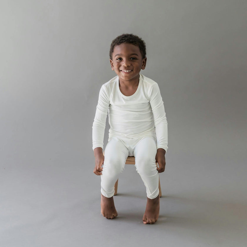 Long Sleeve Pajamas in Cloud