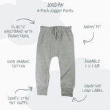 JORDAN 8-Pack Jogger Baby & Toddler Pants
