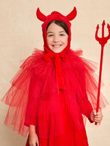 Vintage Devil Cape For Kids