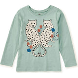 Leopard Duo Graphic Tee, Green