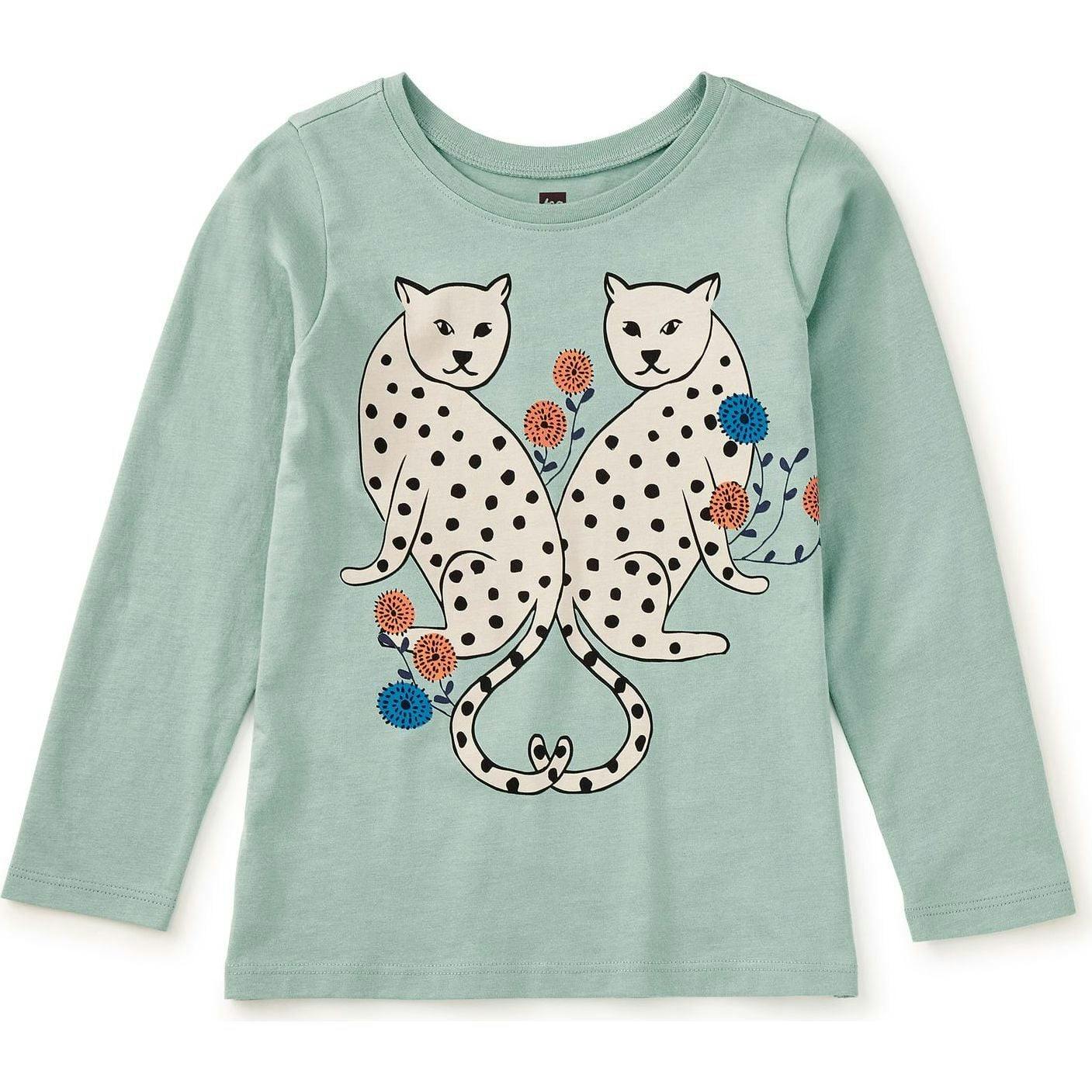 Leopard Duo Graphic Tee, Green