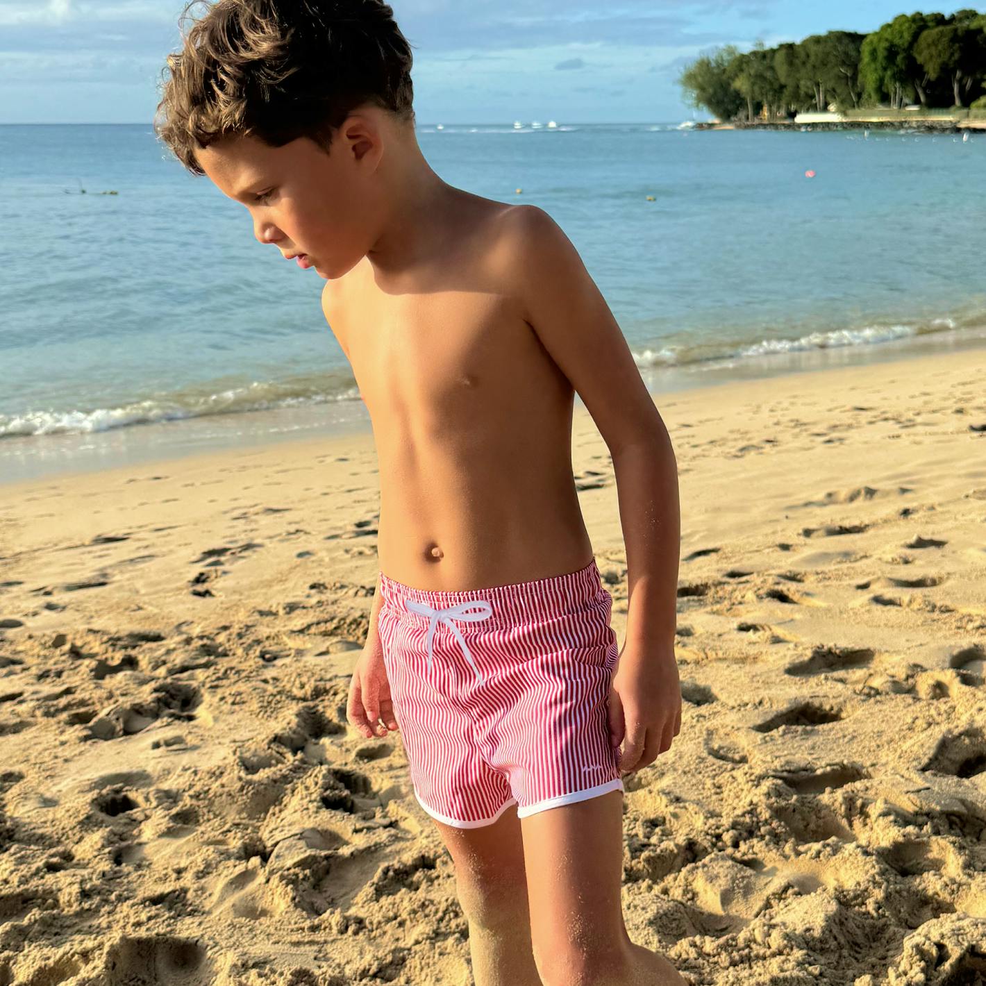 boys gondola stripe boardie