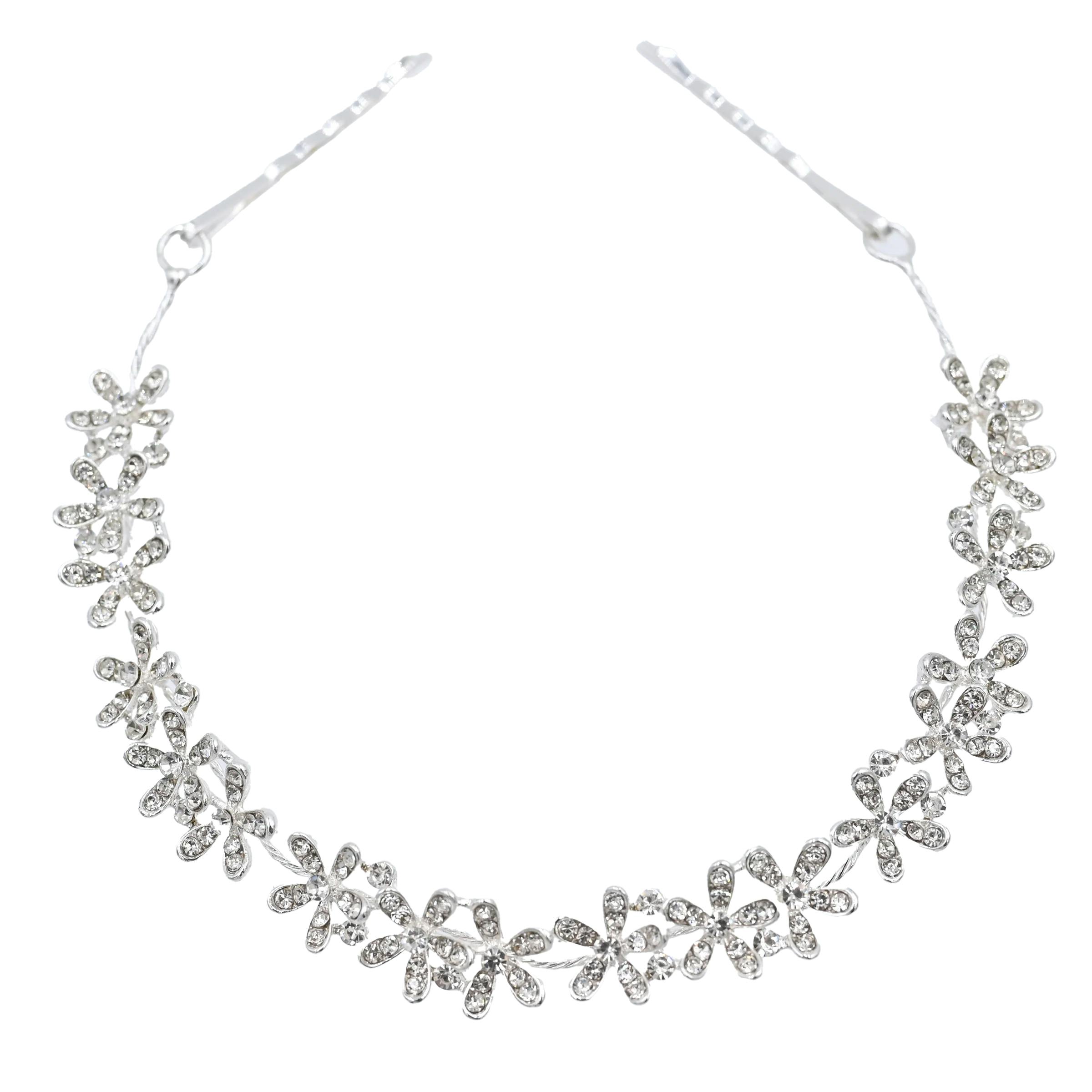 Crystal Flower Garland Hair Vine