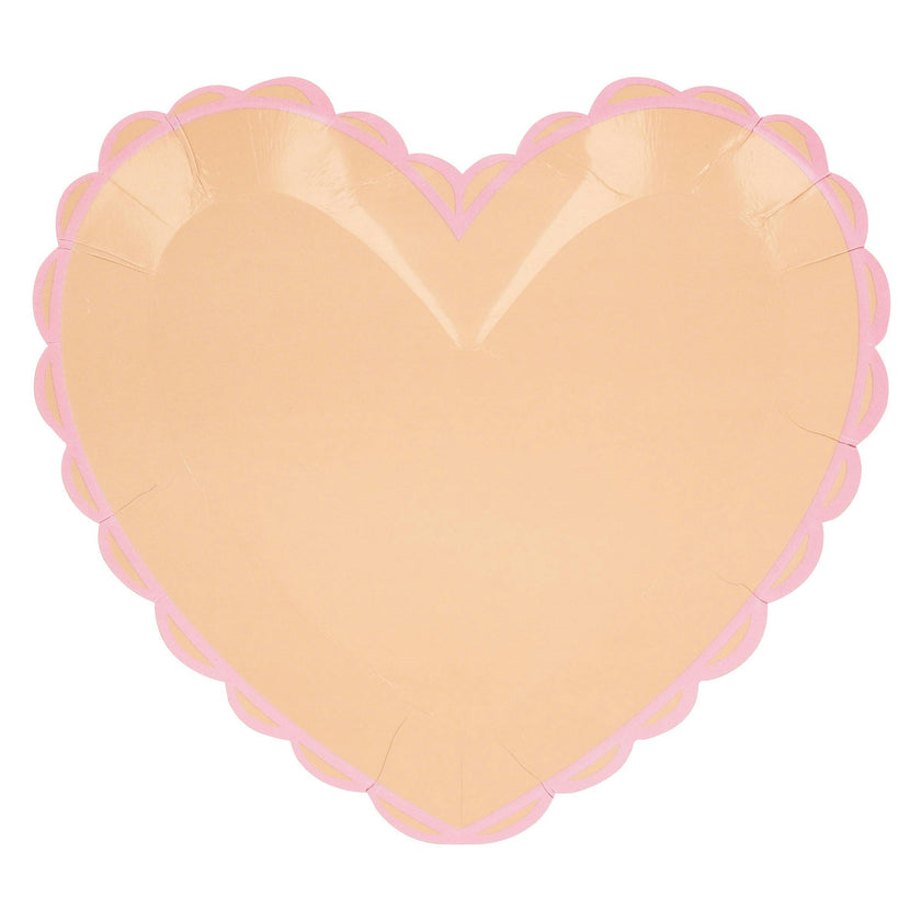 Pastel Heart Large Plates
