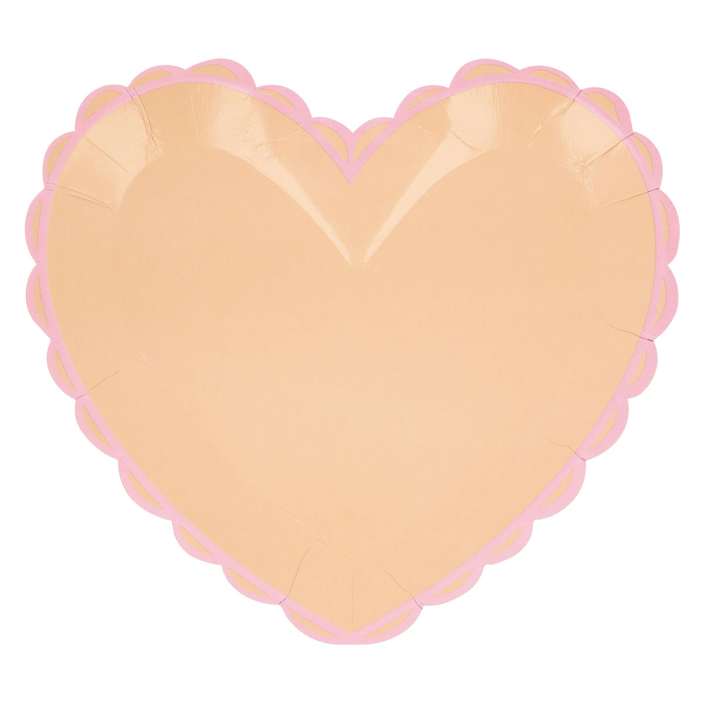 Pastel Heart Large Plates