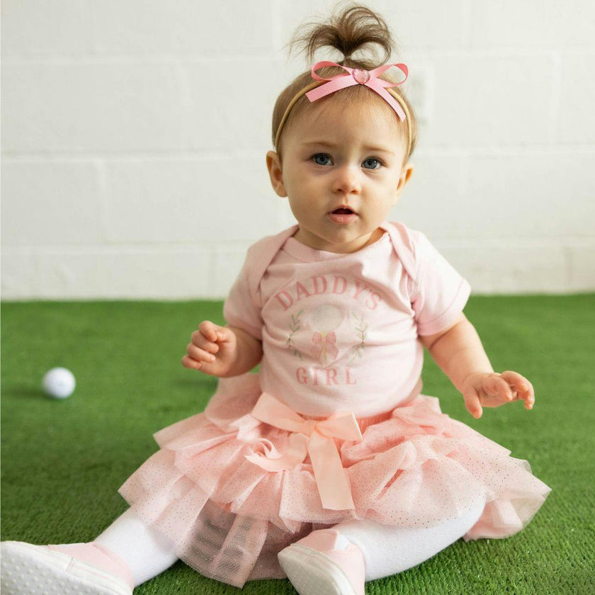 Dainty Heart Bow Baby Headband