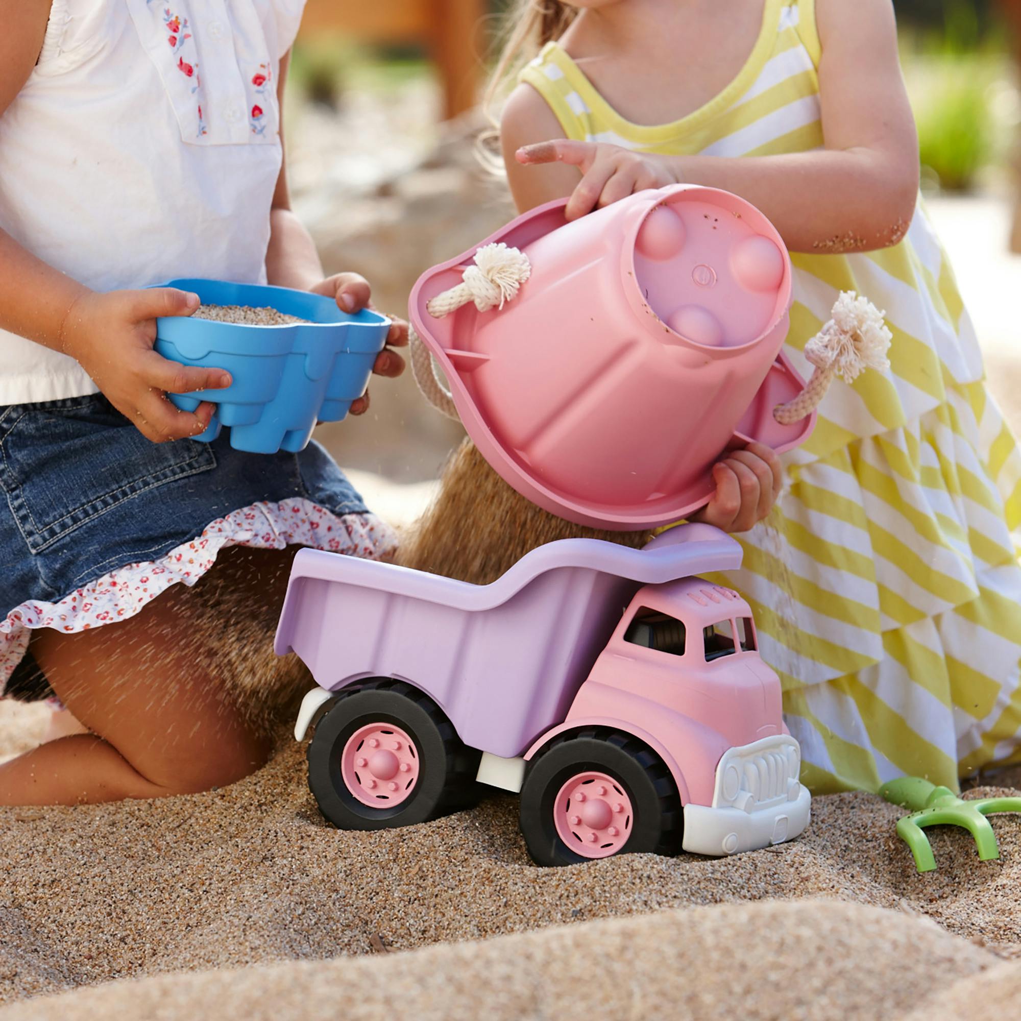 Dump Truck - Pink & Purple