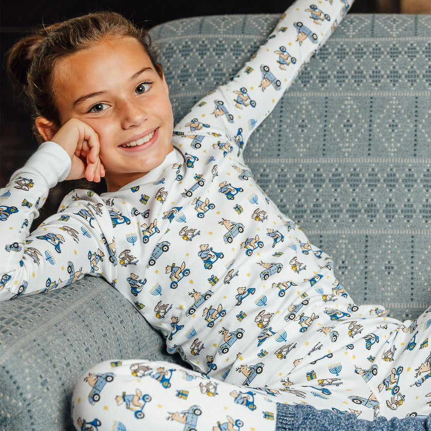 The Organic Long Sleeve Pajama Set [Hanukkah in a Hurry]