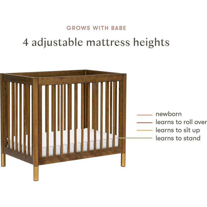 Gelato 4-in-1 Convertible Mini Crib