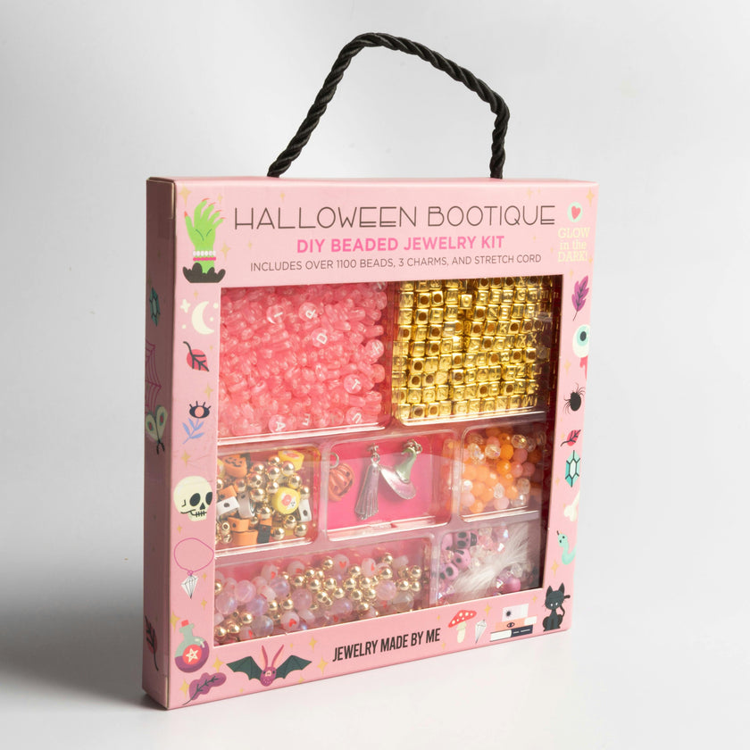 Halloween Bootique Box Pastel Pink DIY Beaded Jewelry Making Kit
