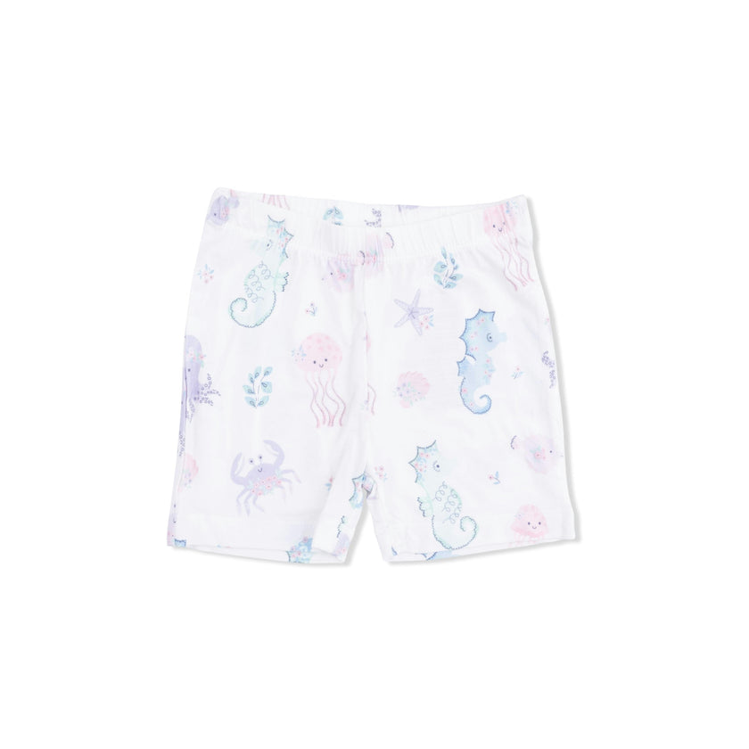 Floral Sea Creatures - Loungewear Short Set