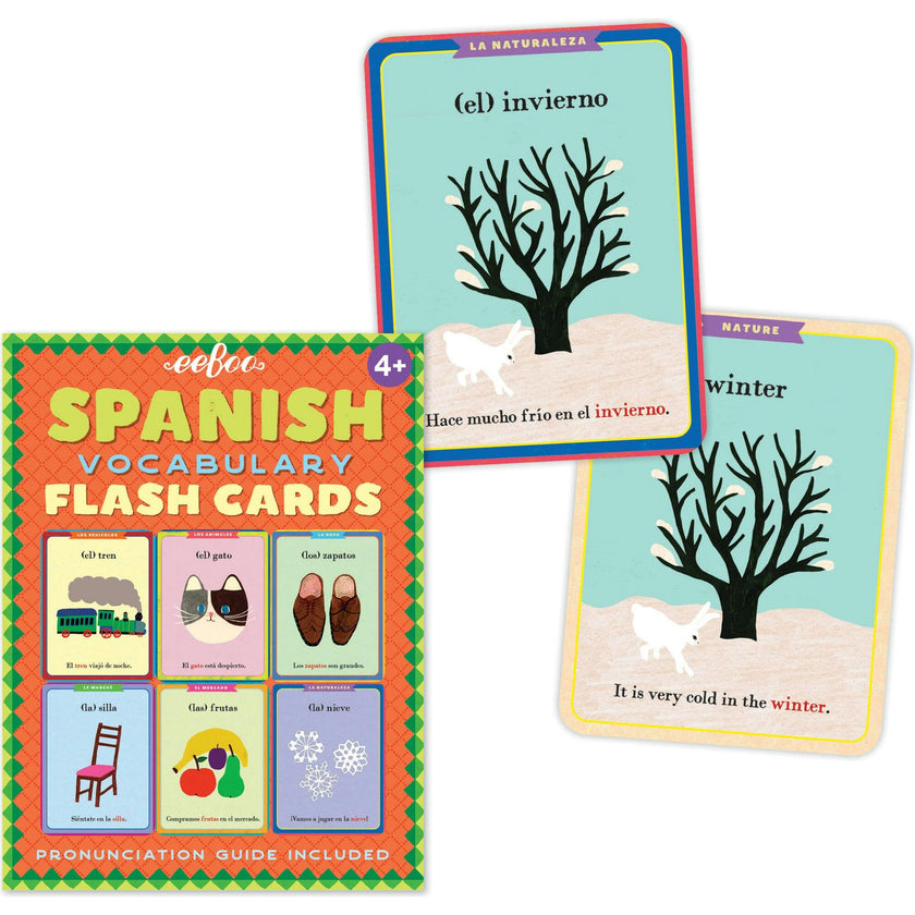 Spanish Vocabulary Flash Cards