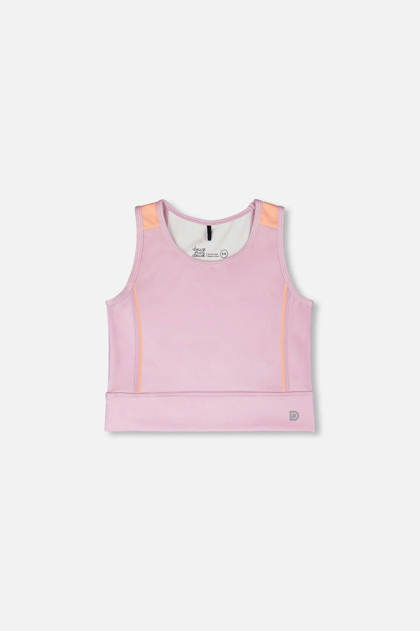 Athletic Tank Top In Recycled Polyester Lilac