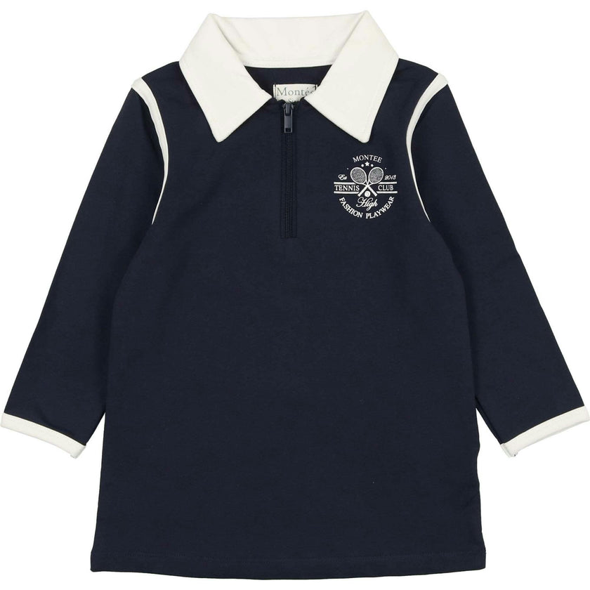 Girls Tennis Club 3-Quarter Sleeve Shirt