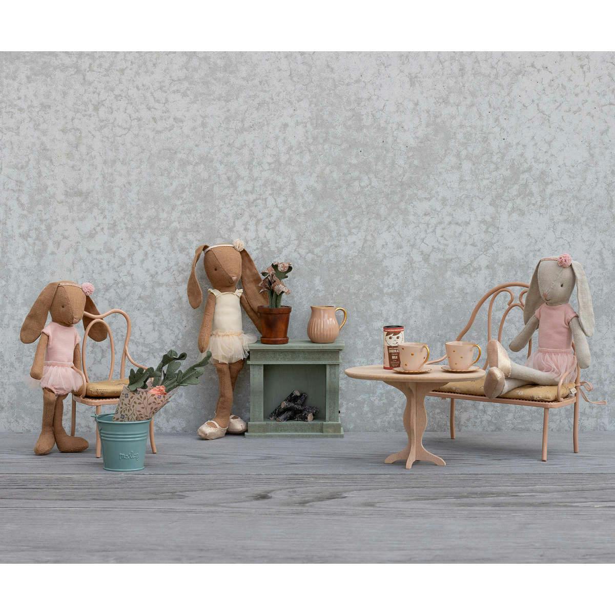 Bunny size 2, Classic - Ballet suit and skirt rose