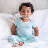 Mint Solid Bamboo Baby Jogger Set