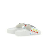 White Glitter Mickey Mouse Beach Slides