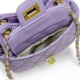 Girls Tiny Quilted Treasure Purse