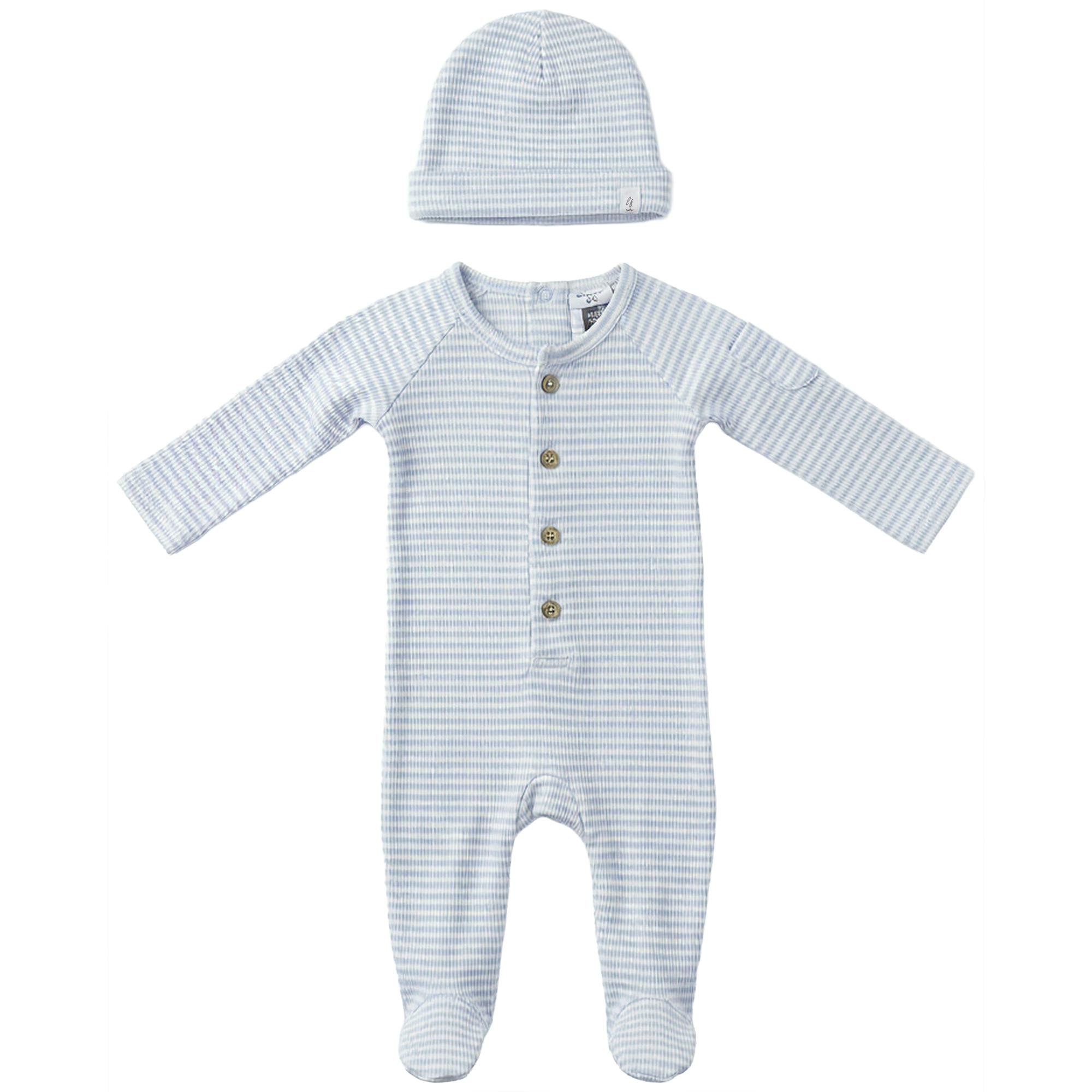 Stripe Rib Onesie Set