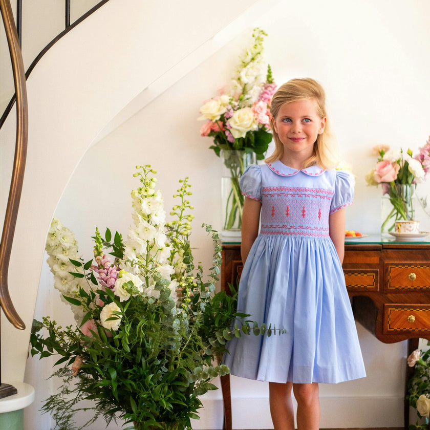 Princess Charlotte Heirloom Smocked Dress