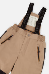 Two Piece Play Snowsuit Black And Beige