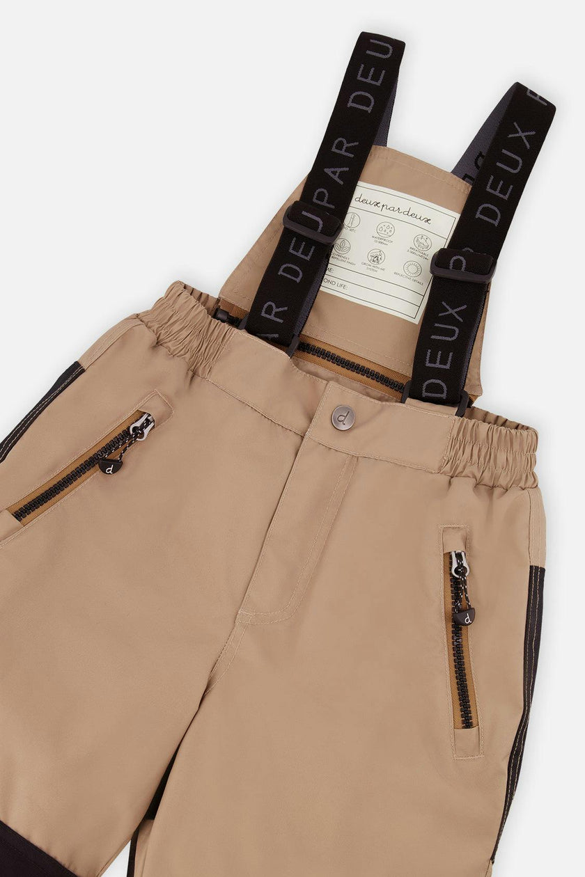 Two Piece Play Snowsuit Black And Beige
