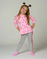 Pink-on-Pink Hearts Top