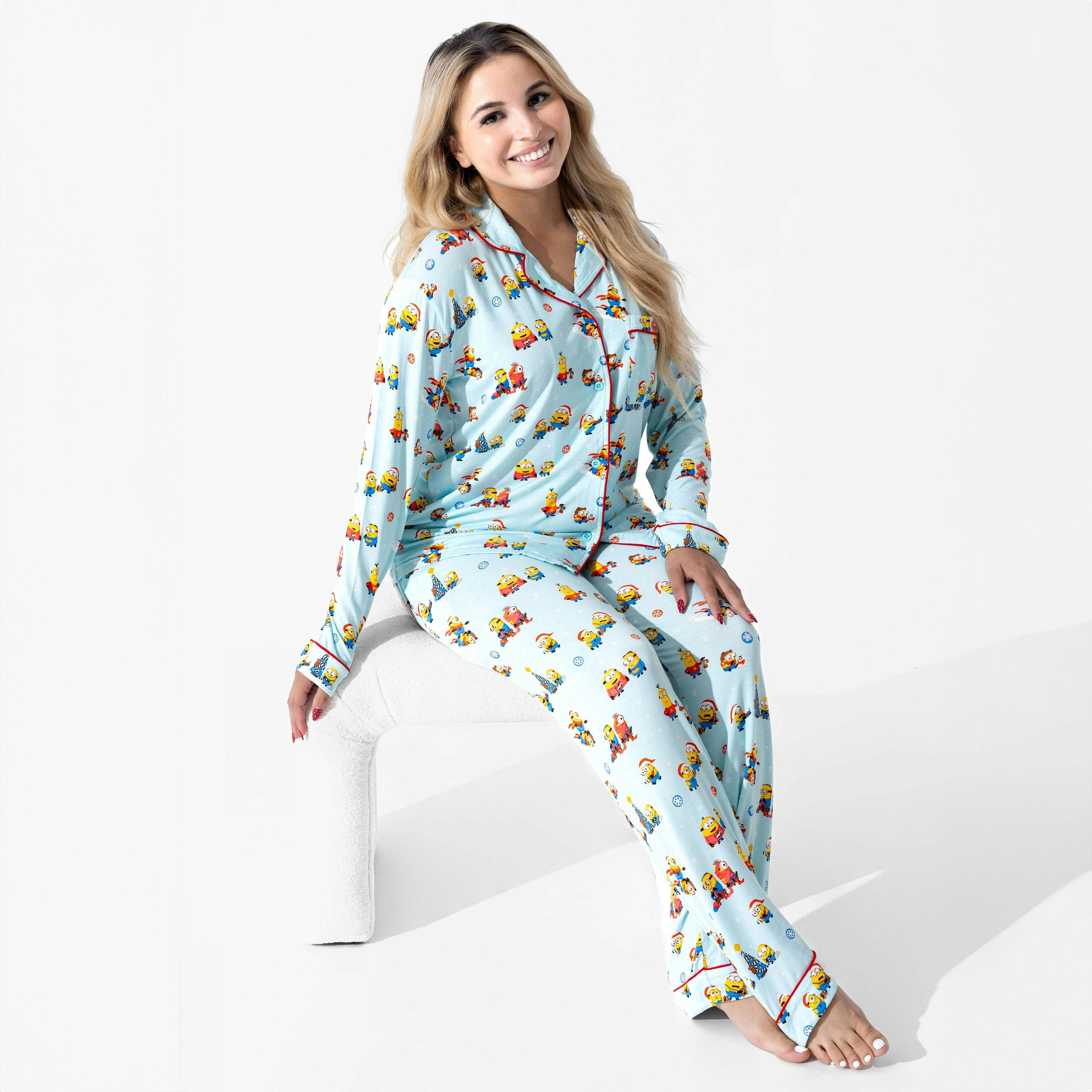 Merry Minions Holiday Bamboo Women's Pajama Set