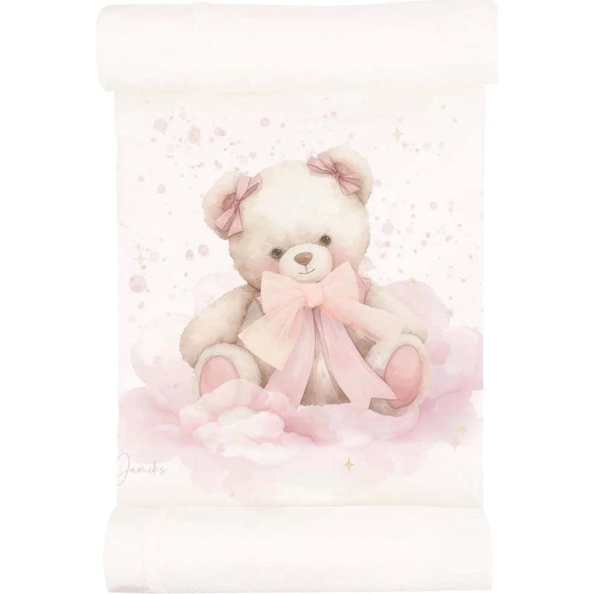Teddy Bear Luxury Nursery Blanket