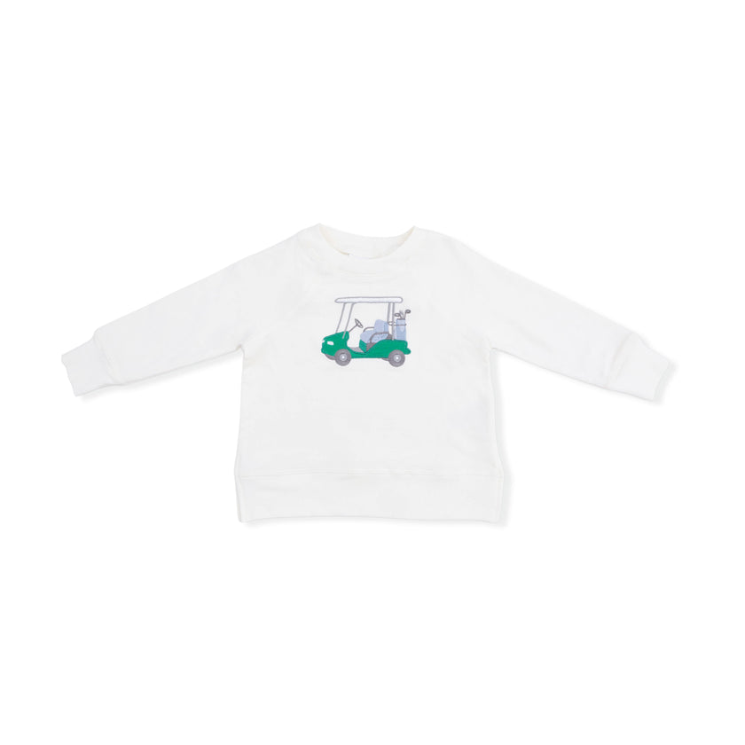 Golf Sets - Raglan Sweatshirt Golf Cart