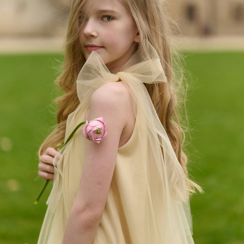 Golden Bloom Dress