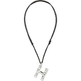 Grande Monogram Necklace in Silver