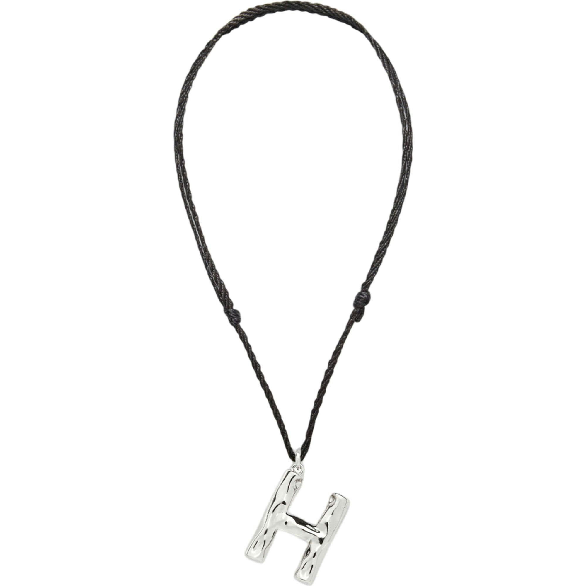 Grande Monogram Necklace in Silver