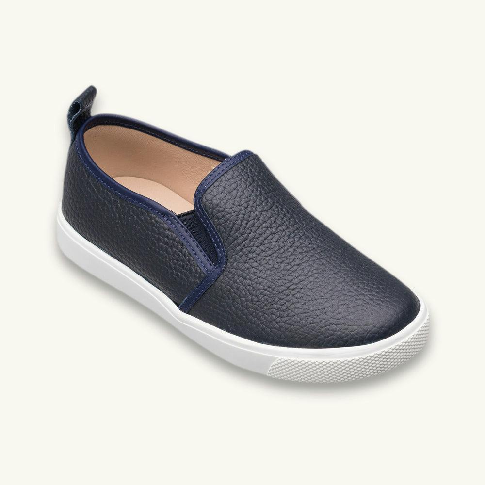 Classic Slip-On Textured | Blue Leather