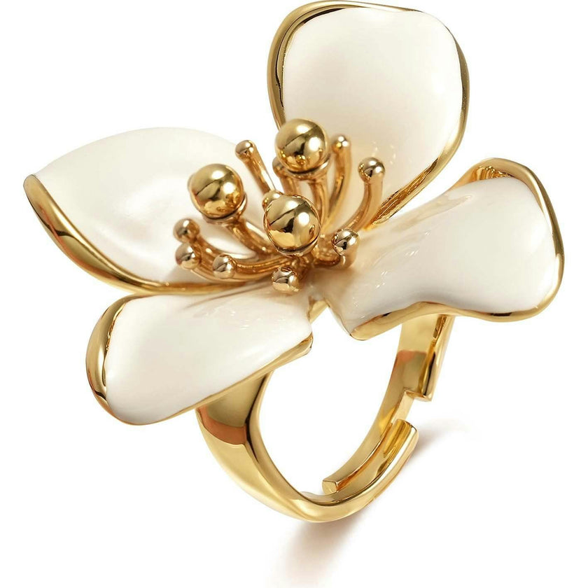 Large Iris Blossom Ring