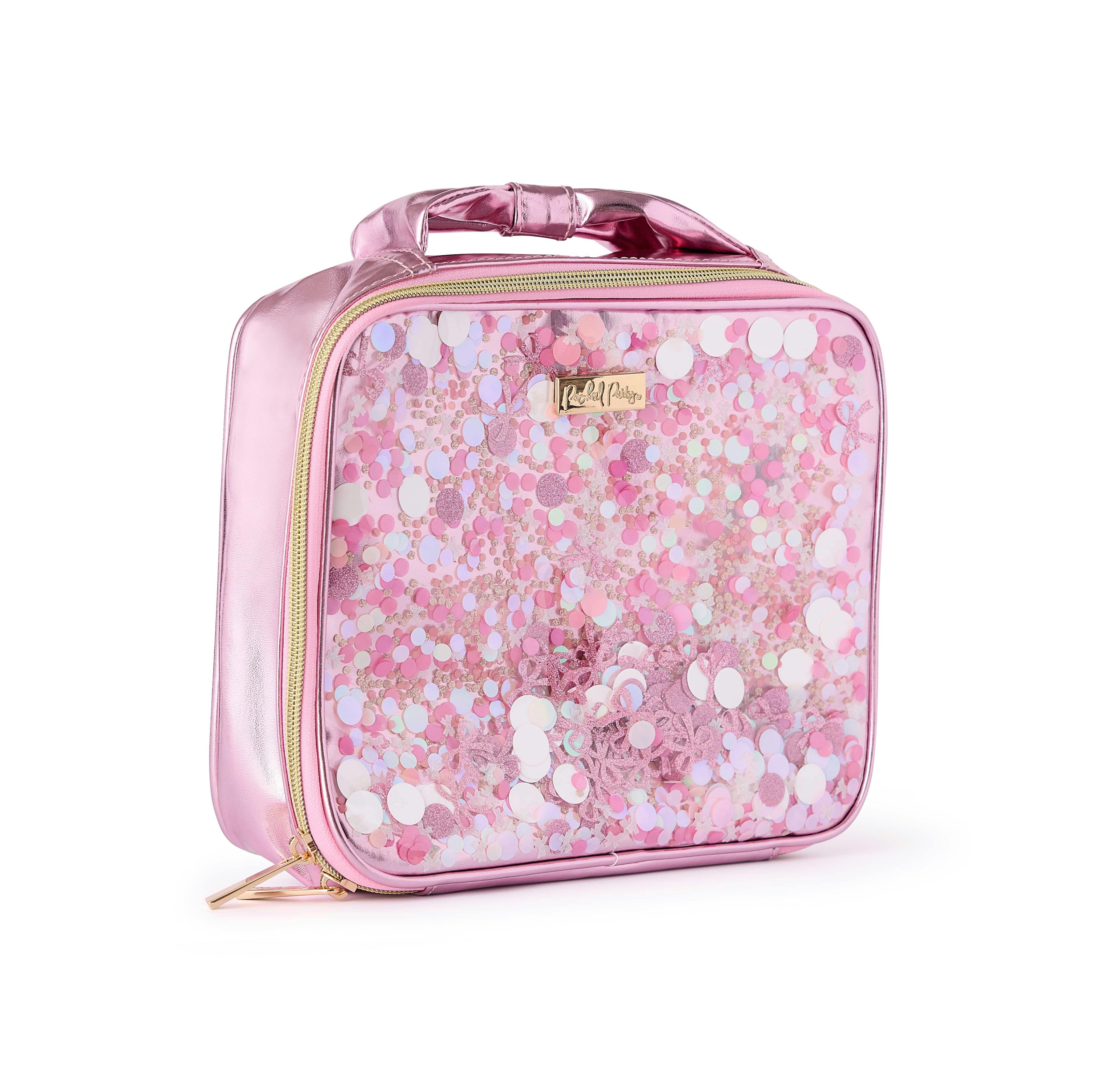 Pink Confetti-Filled Lunchbox