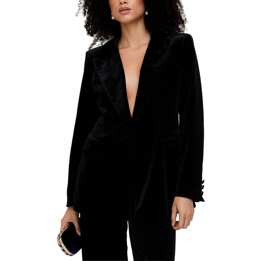 Valerie Tailored Velvet Blazer