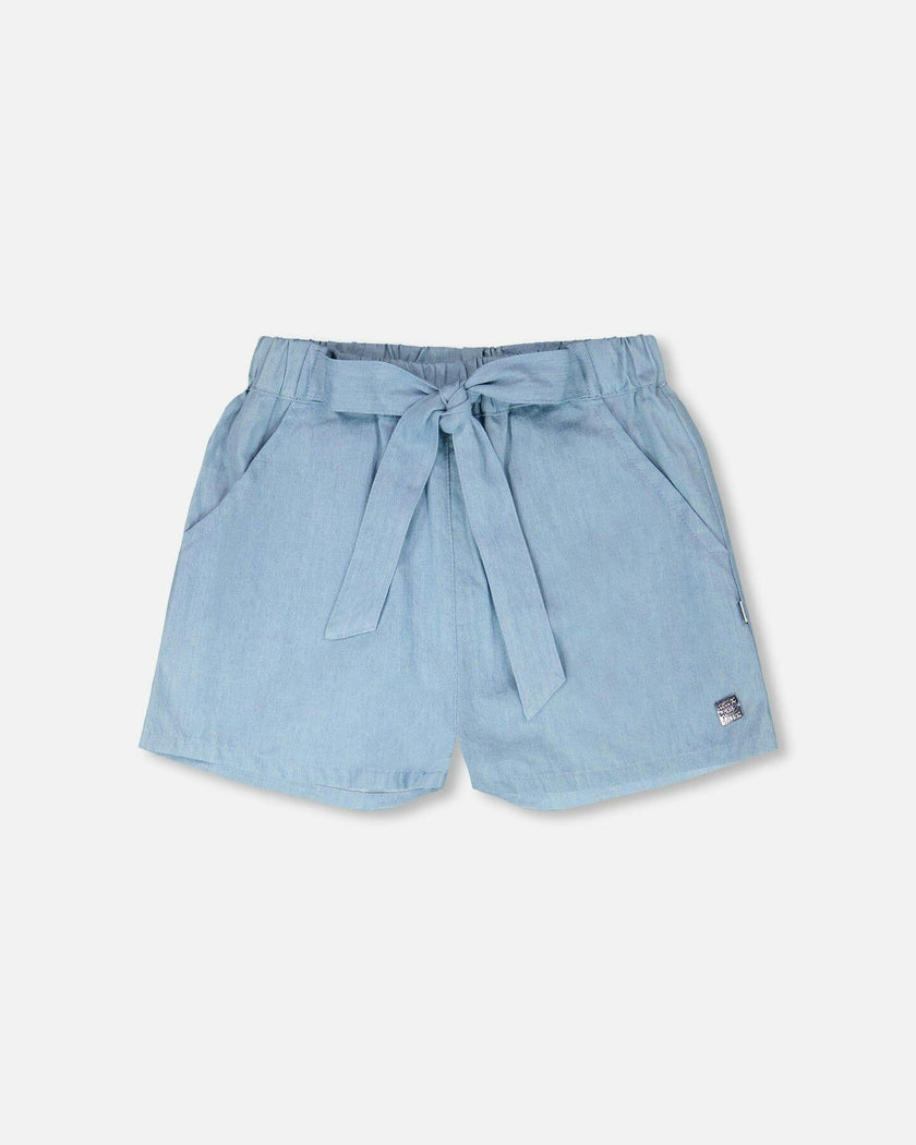 Chambray Shorts