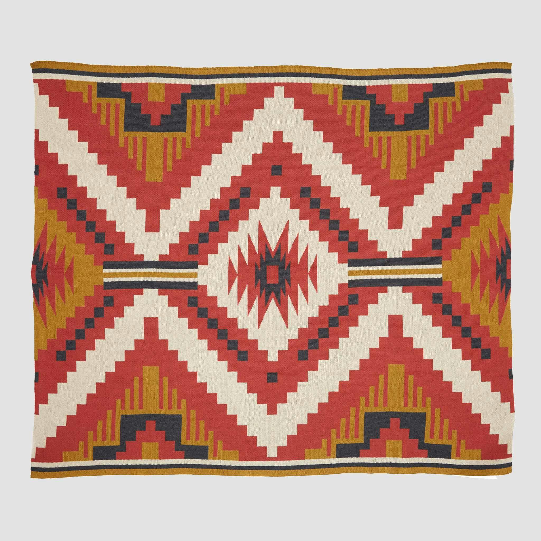 Cotton Sustainable Knit Throw Blanket | New Horizon
