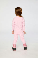 One Piece Thermal Underwear Pale Pink