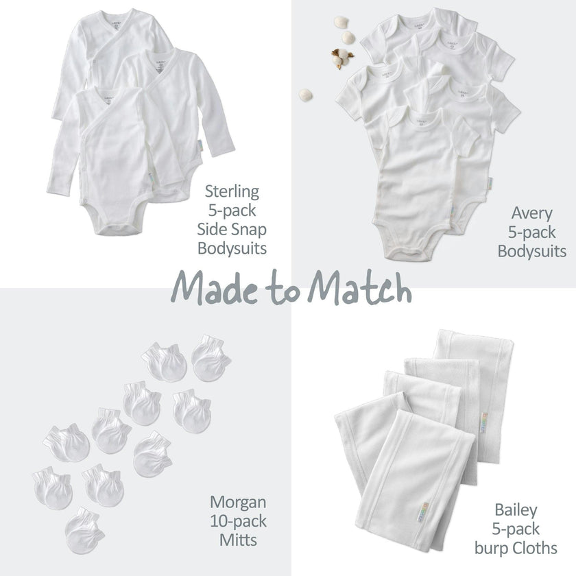 AVERY 10-Pack Short Sleeve Bodysuits