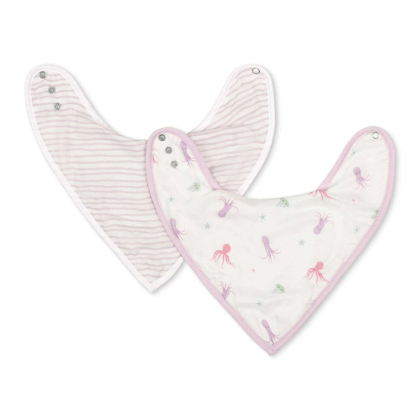& Lavender Wave Bib Set