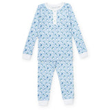 Jack Boys' Pajama Pant Set - Penguin Party Blue