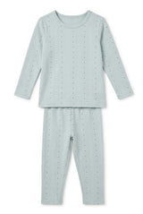 Dot Stripe Long 2-Piece Set