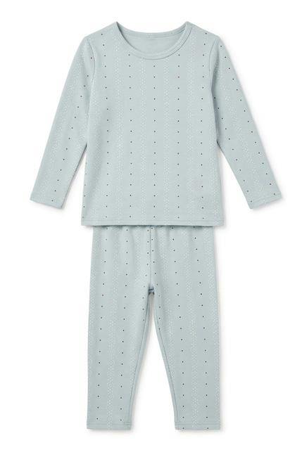 Dot Stripe Long 2-Piece Set