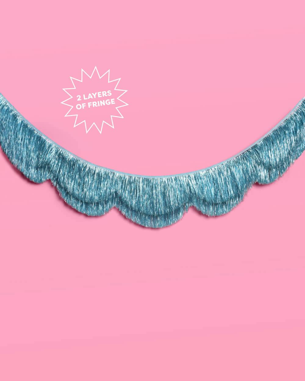 Coastal Scallop Fringe - scalloped banner
