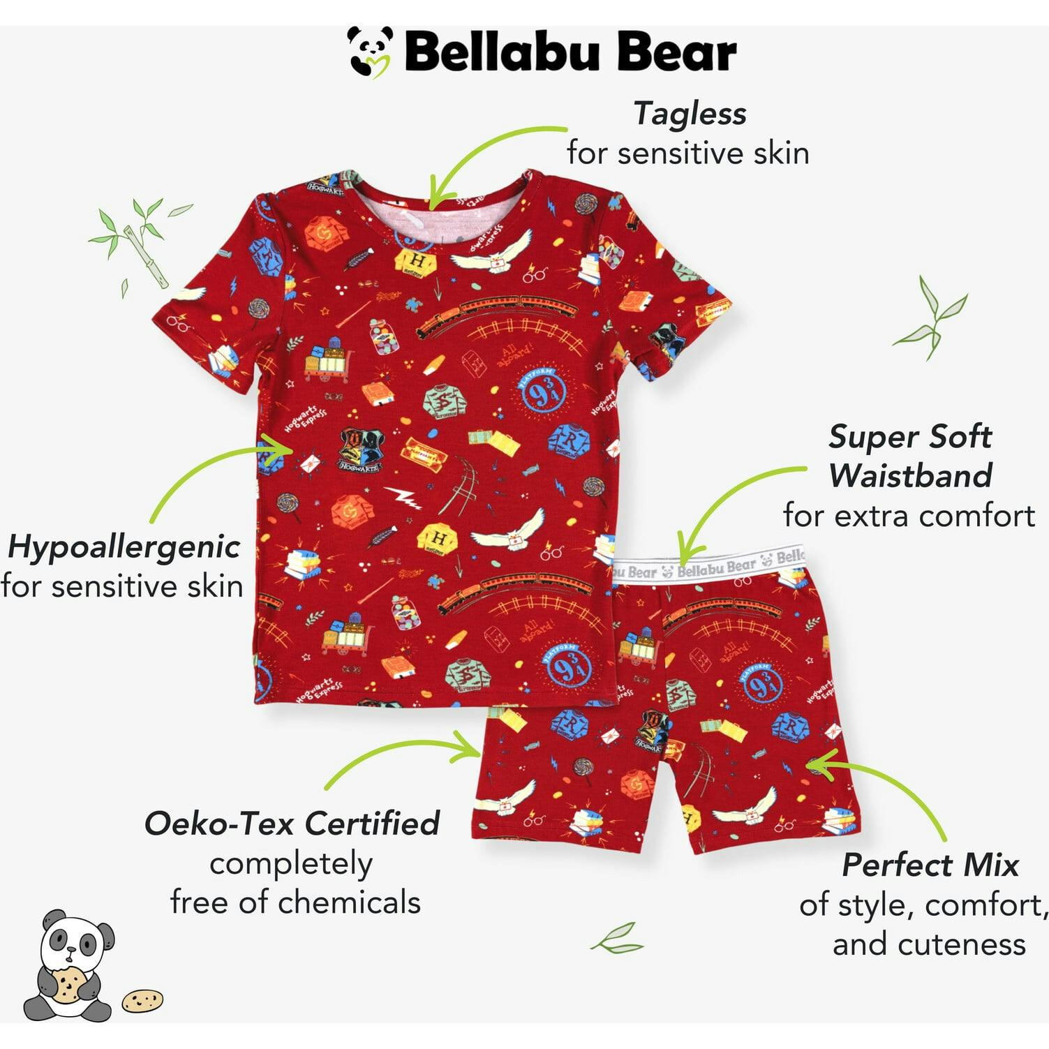 Hogwarts Express Bamboo Kids Pajama Short Set